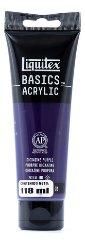 Pintura Acrílico Liquitex Basics 118ml Color Dioxazine Purpura