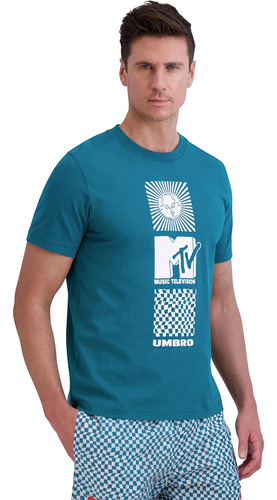 Polera Gráfica Umbro X Mtv, Abeto Sombreado