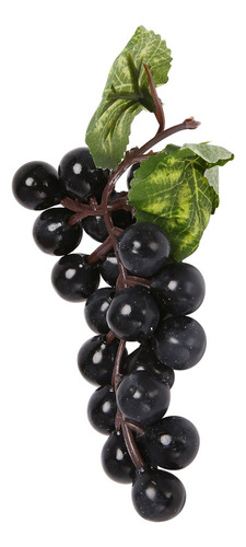 10 Cachos De Uvas Pretas Artificiales, Frutas Falsas, Home H