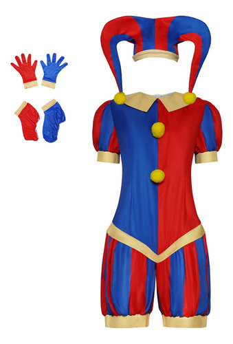 Disfraz De Cosplay Numérico Pomni De Lyus Para Adultos