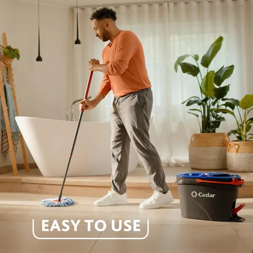 El Sistema Mop & Bucket System O-cedar Rinseclean Spin Elimi