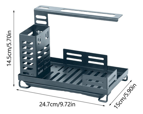 Estante Para Fregadero De Cocina Escurridor De Platos Con Ba