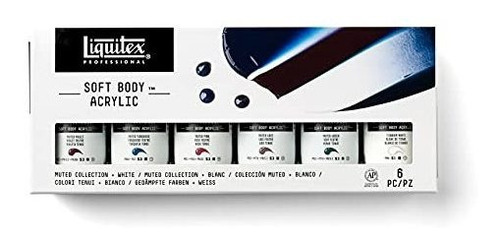 Pintura Acrilica Liquitex Profesional Set Con 6 Colores 59ml