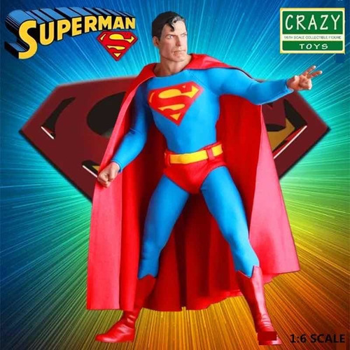 Figura De Supermán Christopher Reeves Escala 1/6 No Hot Toys (Usado)