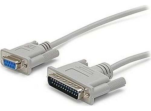 Startech Mc6mf 6 Ft Db25 To Db9 Serial Modem Cable Male  Ttc
