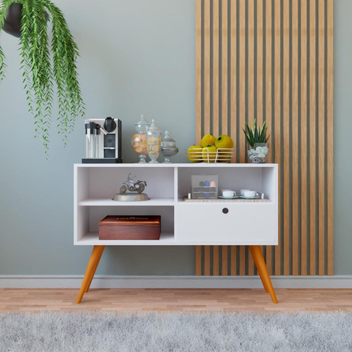 Coffee Corner Buffet, decoración de habitación de oficina, madera