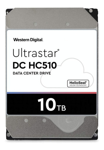 Disco duro interno Western Digital Ultrastar DC HC510 HUH721010ALE600 10TB