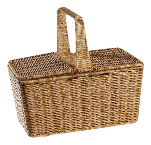 Pp Material Canasta De Picnic Con Mango Canasta De