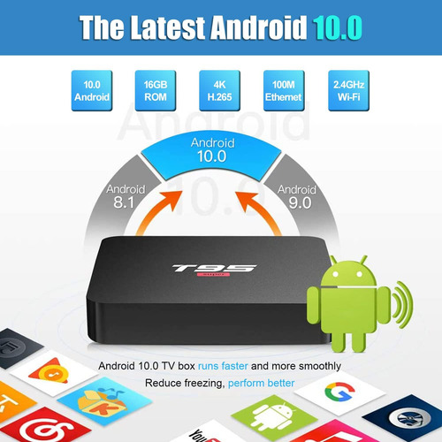 Android Tv Box 10.0, T95 Super Android Tv Box 2gb Ram 16gb R