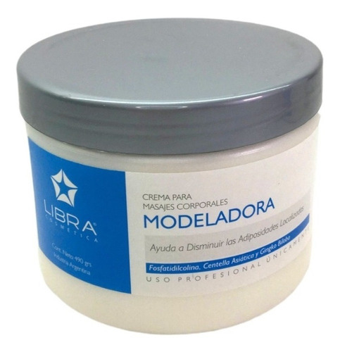 Crema Masajes Modeladora X 490 Grs Libra Cosmetica