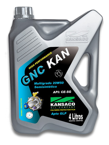 Aceite 20w50 Semisintetico Gnc - Kansaco X 4lts