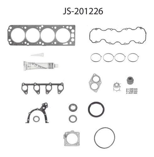 Kit Juntas Chevrolet Astra Essentia 2008 1.8v 4l