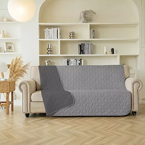  Manta para sofá, funda antideslizante para muebles, manta  grande para sofá, cama, silla, sillón (gris, 70.9 x 51.2 in) : Hogar y  Cocina
