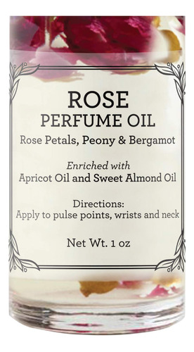Aceite Corporal De Perfume Roll-on Rose - Refrescante Petalo
