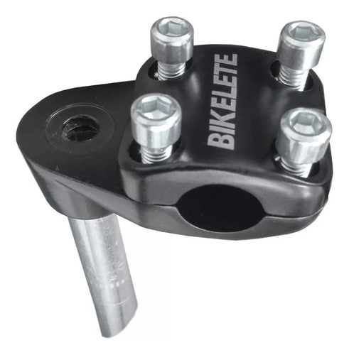 Mesa Suporte Guidão Cross 21.1mm Alumínio 4 Parafusos Preto Comprimento 40 mm