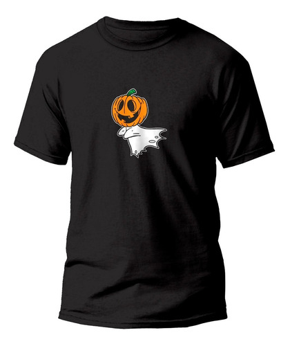 Playera Fantasma Cabeza De Calabaza Ghots Retro Halloween