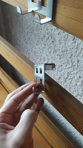 Imagen 3 de 6 de Perchero Acero Inoxidable / Para Puertas .