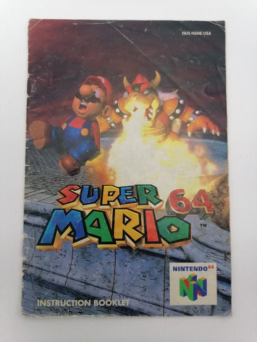 Super Mario 64 Nintendo 64 Manual Instructivo