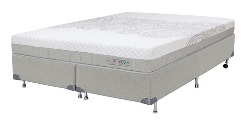 Sommier Queen Base Doble Ergonomico Viscoelastico Nasa 