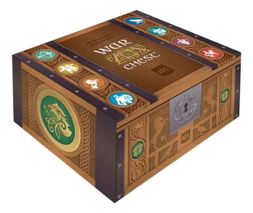 Jogo De Tabuleiro Aeg War Chest Manage Army & Battlefield 14