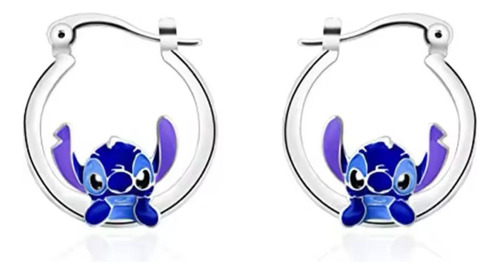 Par De Aros De Lilo Y Stitch Para Niñas Lindo Regalo S/caja