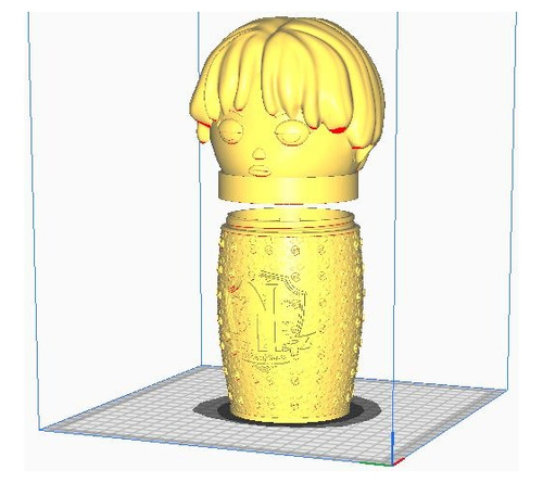 Stl 3d Vaso Merlina