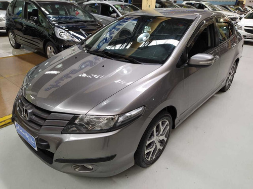 Honda City 1.5 Ex Cinza 2010 (completo + Baixa Km)