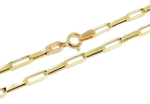 Pulseira Masculina Elos Longos Ouro Amarelo 18k 12x S/juros