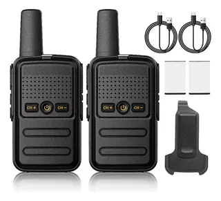 2 Radios Walkie Talkie Usb Recargable 16 Canale Mini 5km