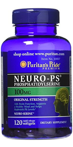 Puritan 's Pride Neuro-ps (phosphatidylserine) 100 mg-120 so