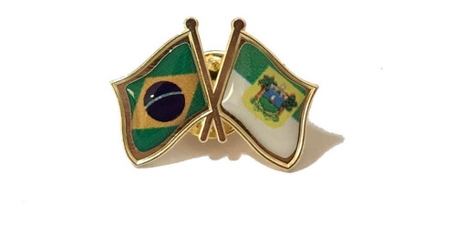 Pin Da Bandeira Do Brasil X Rio Grande Do Norte
