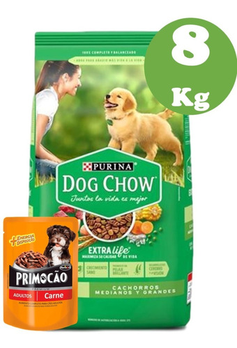 Dog Chow Cachorro 8 Kg + Obsequio