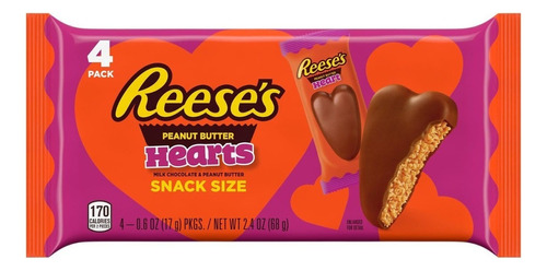 Reese's Corazones De Chocolate 68g Americanos