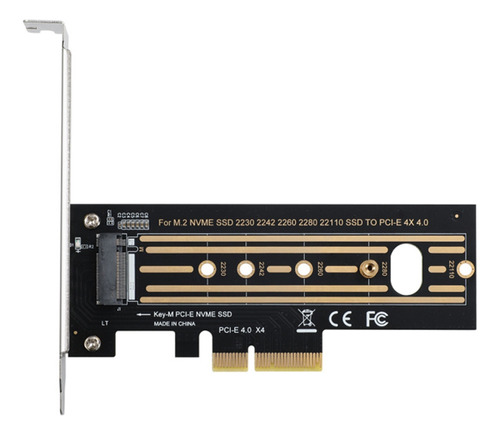 Tarjeta Adaptadora M.2 Nvme Ssd A Pci-e 4.0 Pci-e X4 4.0 Gen