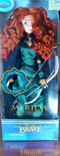 Muñeca Disney Pixar Brave Merida De 45 Cms Disney Store 2012