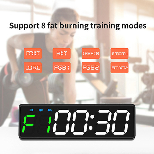 Mini Cronómetro De Gimnasio Recargable Con Parte Trasera Mag