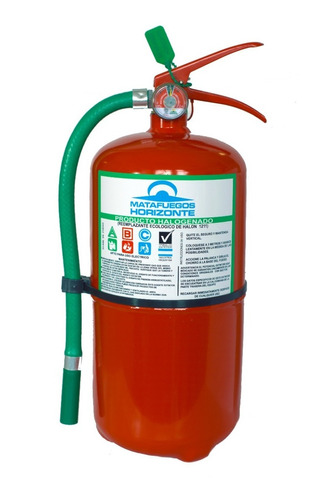 Matafuego Hcfc Gases Halogenados 5 Kg Habilitacion Nacional