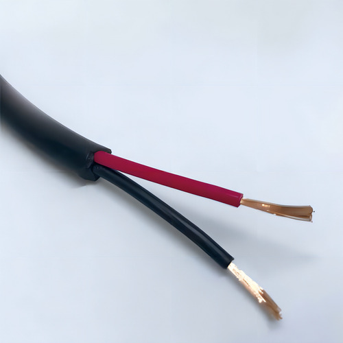 Cordón Eléctrico 2 x 1mm 18awg 2 Polos Rojo Negro Impermeable Apto Exterior luz Led Monocolor 100% Cobre Estañado 48vdc Max x 1m