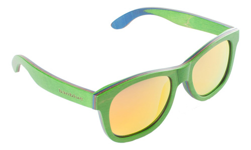 Banblue Gafas De Sol De Madera Monopatín - Tonos Que Flotan 