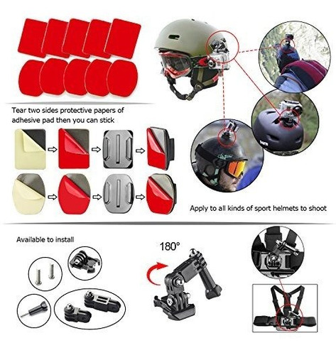 Kit De Accesorios Para Camara Gopro Zookki