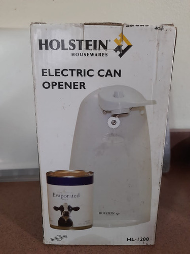 Abrelatas Eléctrico Marca Holstein Hl-1288. 