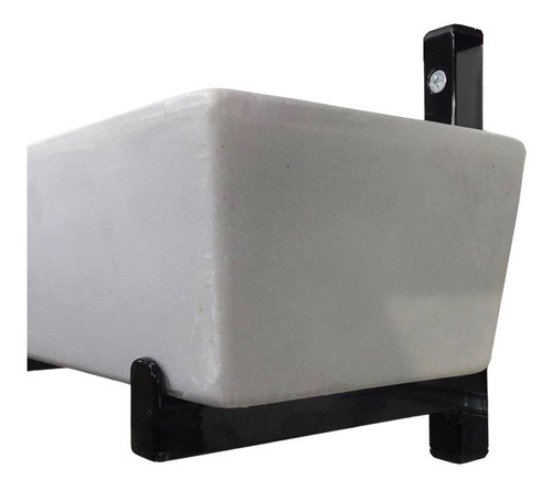 Suporte De Ferro Para Jardim Vertical Floreira Plantas Cinza