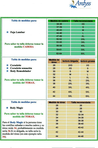 Faja Ardyss Body Magic - Reduce 3 Tallas