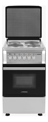 Cocina Cromwell Fsc50es Eléctrica 4 Hornallas Plateada 220v