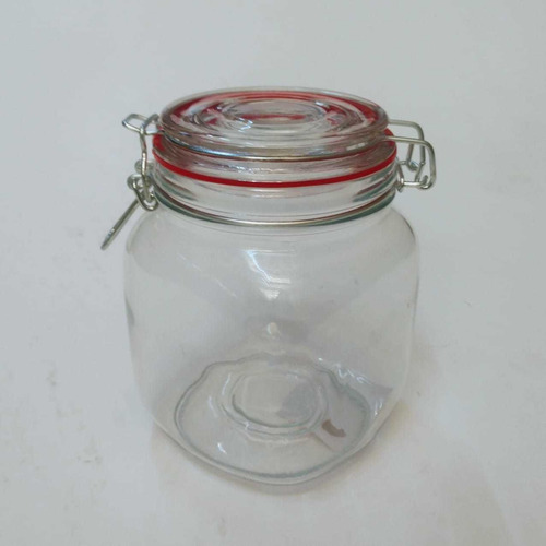 5 Frasco Hermetico Tipo Italiano Frasco Con Broche 1 Lts