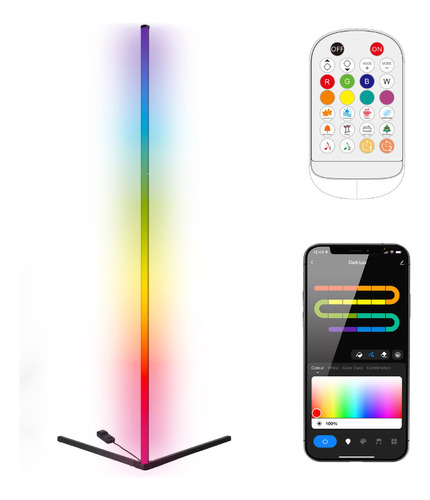 Lampara De Pie Binden Dark Lux Sincronización Con Música App