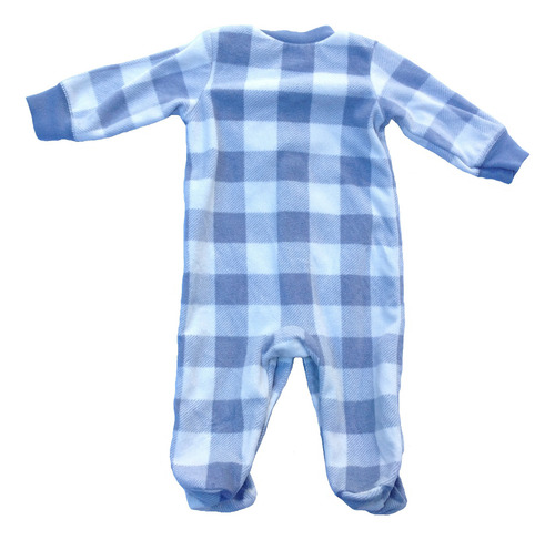 Mameluco Carter´s Para Bebé Niño 3 Meses Azul Lobito Pie Inc