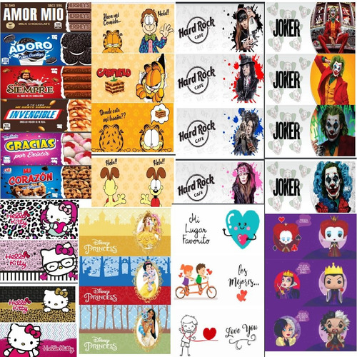 Imagen 5 de 9 de Plantillas Sublimación Mega Pack 6 En 1 +bonus Tazas, Franel