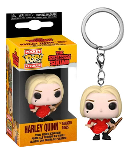 Llavero Pocket Pop: Escuadron Suicida 2 Harley Quinn Vestido