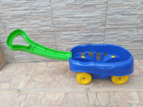 Carrito De Arrastre Con Ladrillitos Mega Price Excelente!